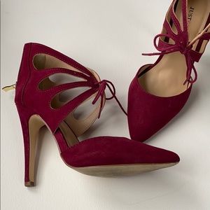 Sexy Stilettos that lace in front and zip in back